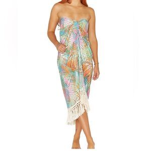 Hurley Floral Fringe Cover Up